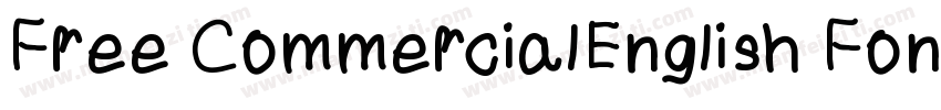 Free CommercialEnglish Font字体转换